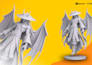 sculpt 3d model character, action figure, toys, and statue for 3d printing
